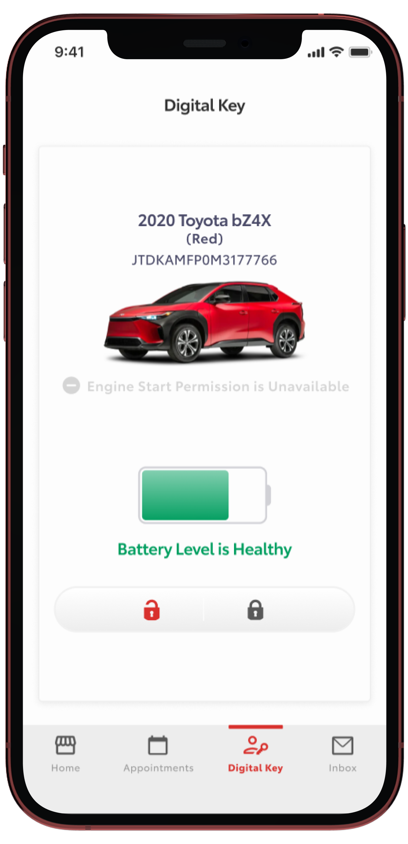 Digital key interface